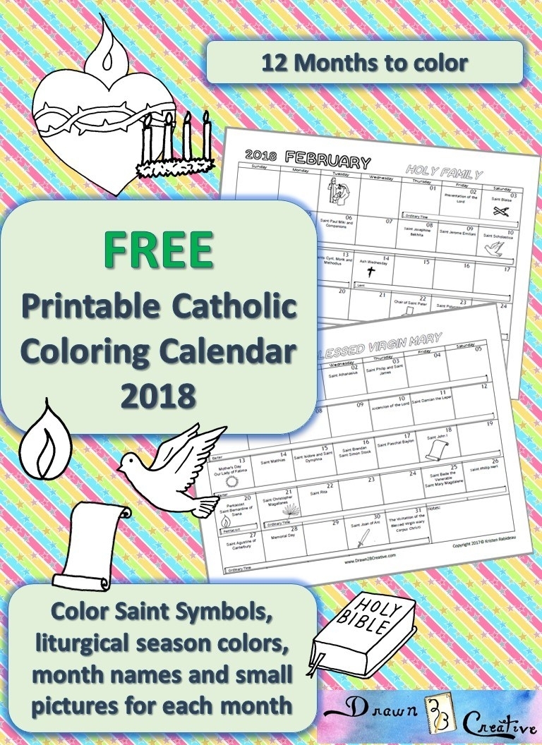 church calendar template free 50
