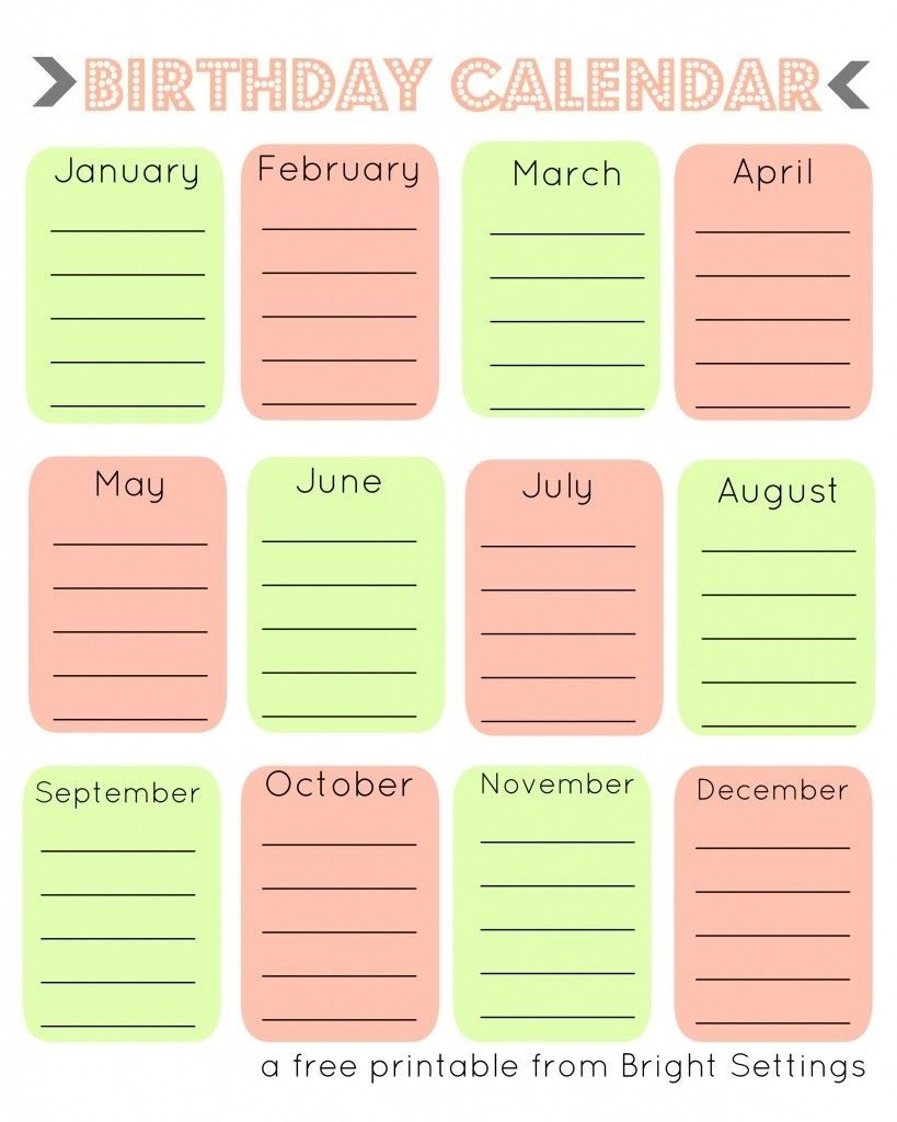 free calendar template for birthdays 37