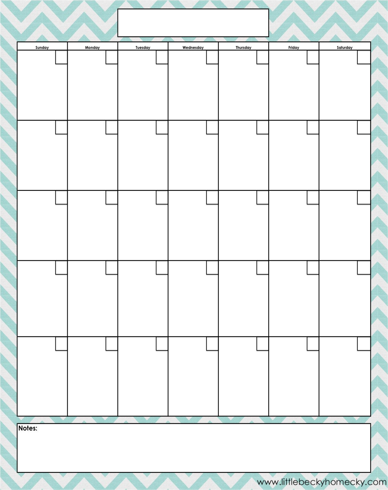 large printable fill in calender 2