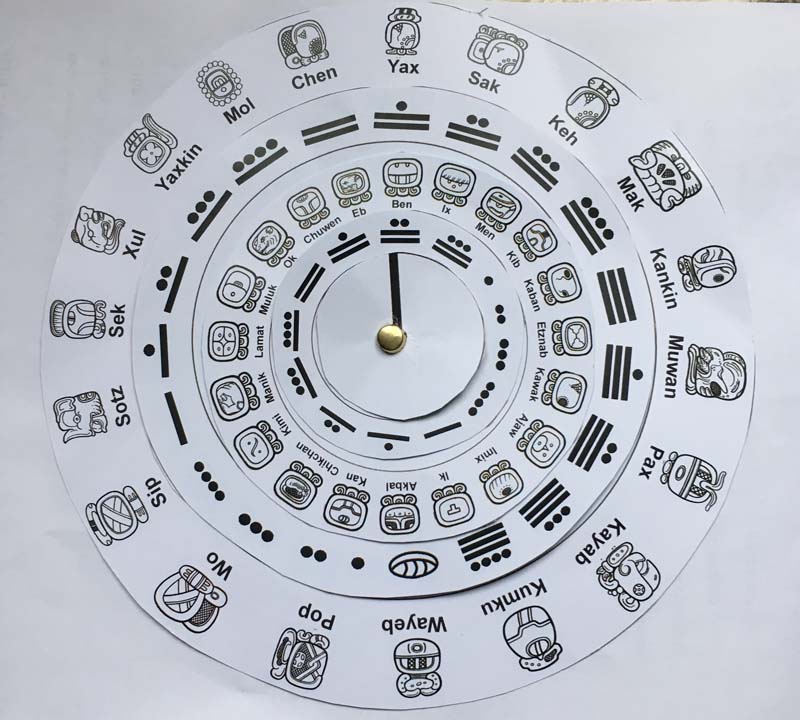 make a mayan calendar templates 1