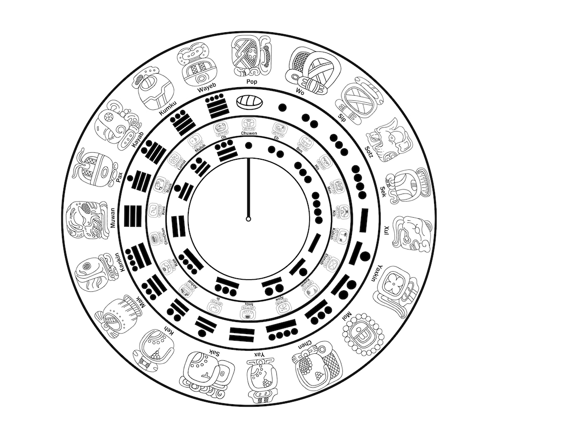 make a mayan calendar templates 10