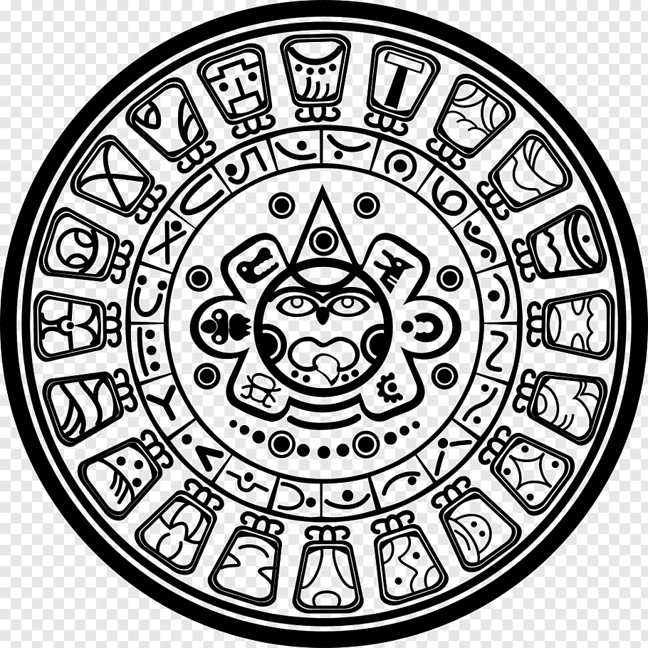 make a mayan calendar templates 12