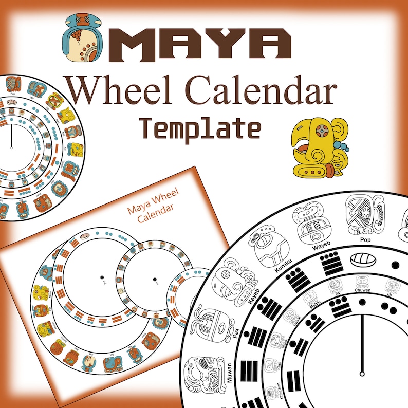 make a mayan calendar templates 2