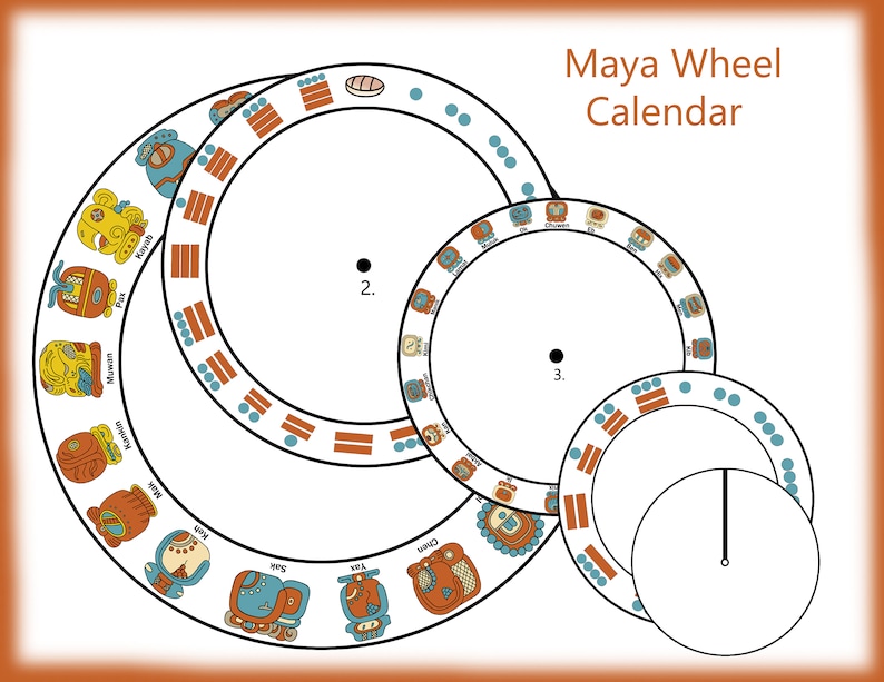 make a mayan calendar templates 4