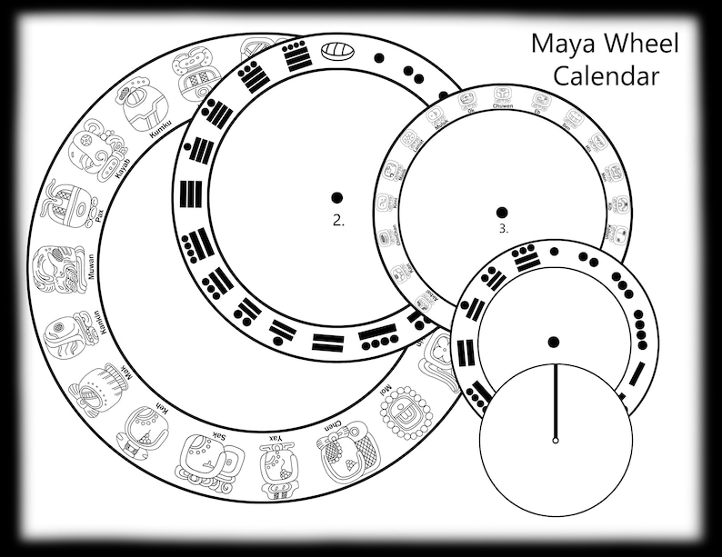make a mayan calendar templates 7