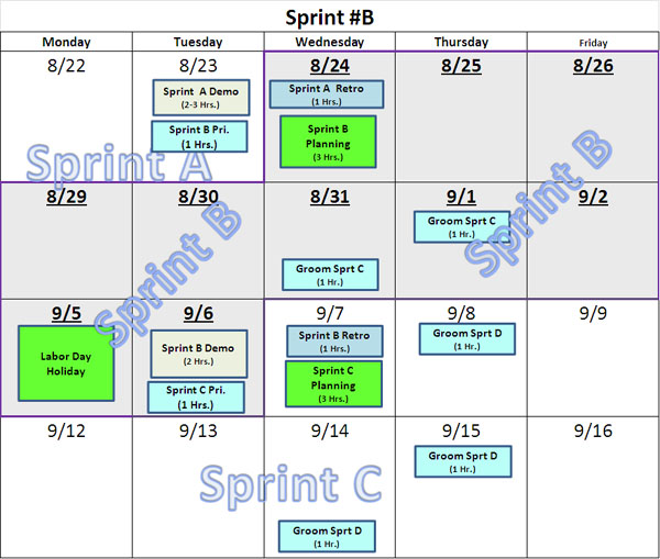 sprint calendar template excel 15