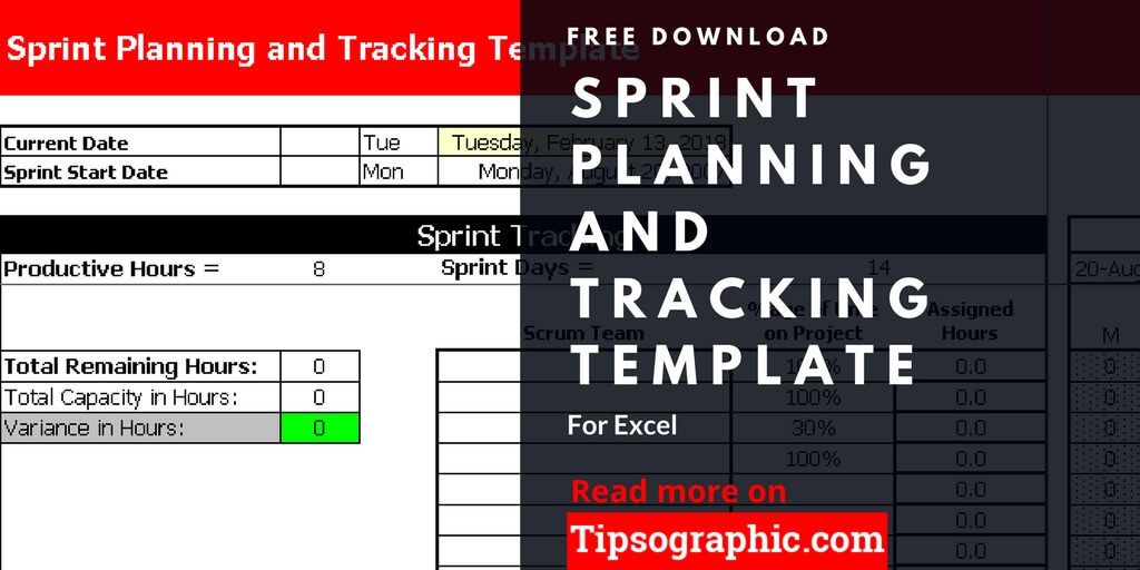sprint calendar template excel 31