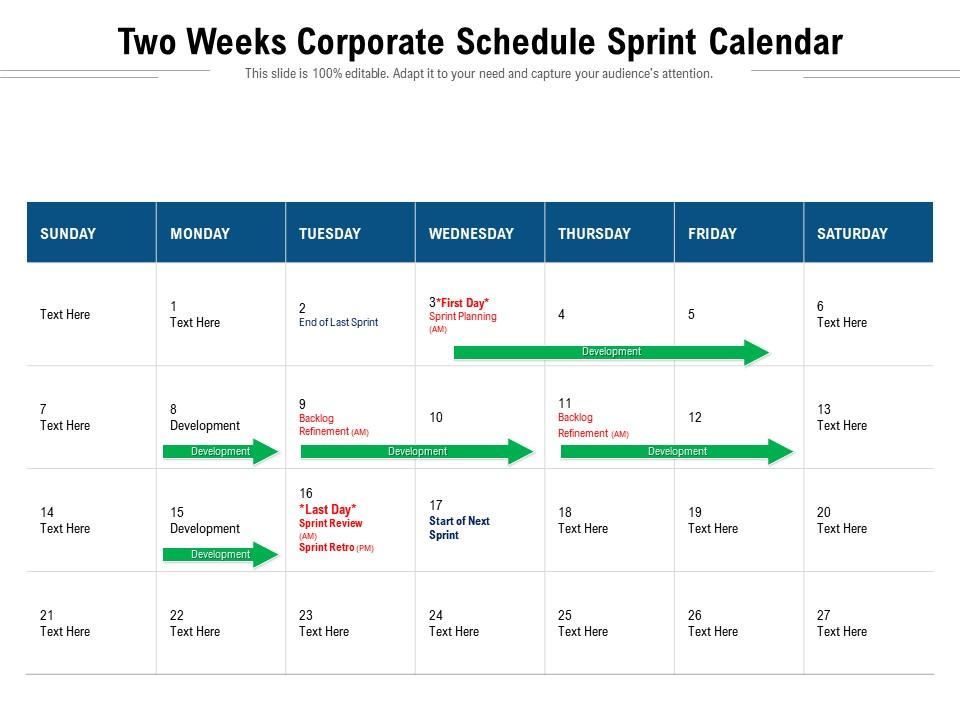 sprint calendar template excel 6