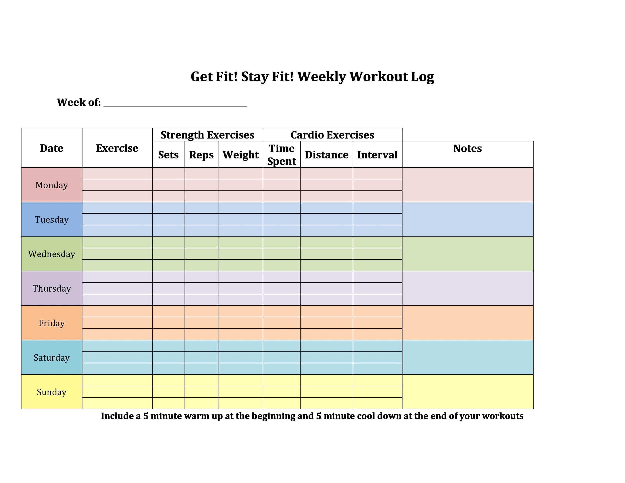 30 day workout calendar template 12
