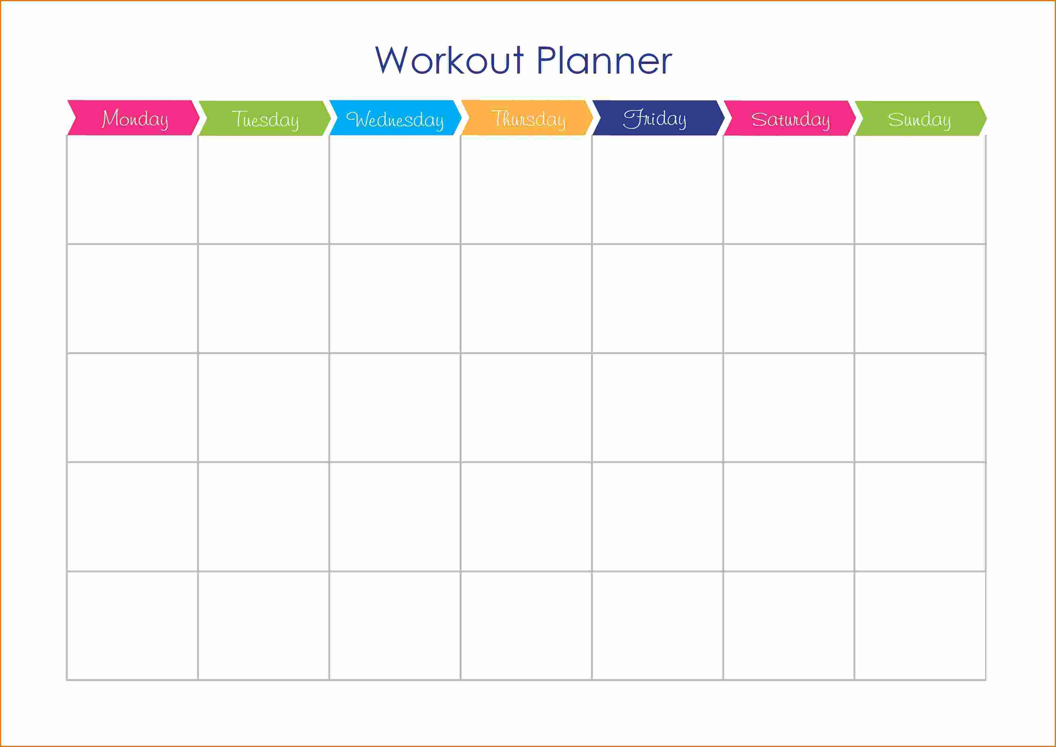 30 day workout calendar template 22