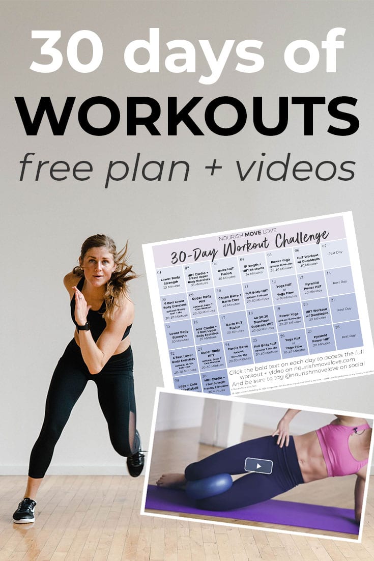 30 day workout calendar template 50