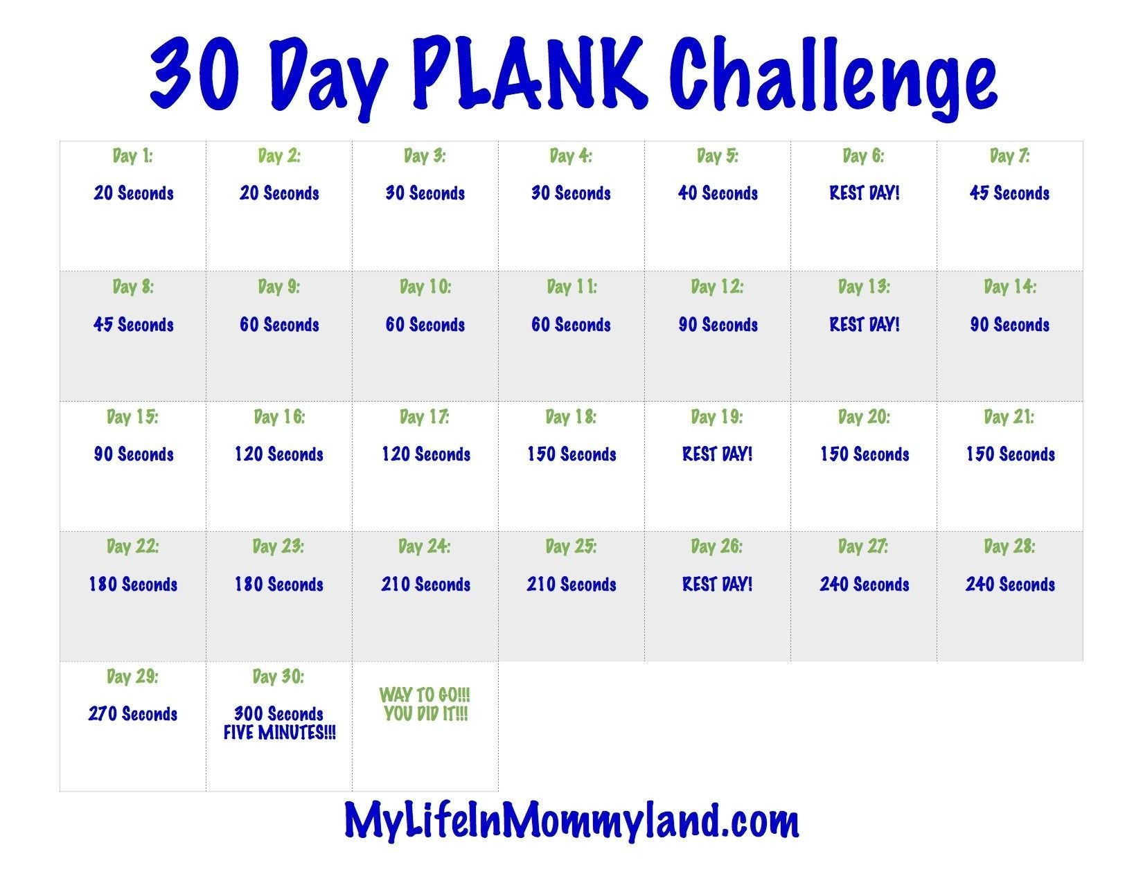30 day workout calendar template 60