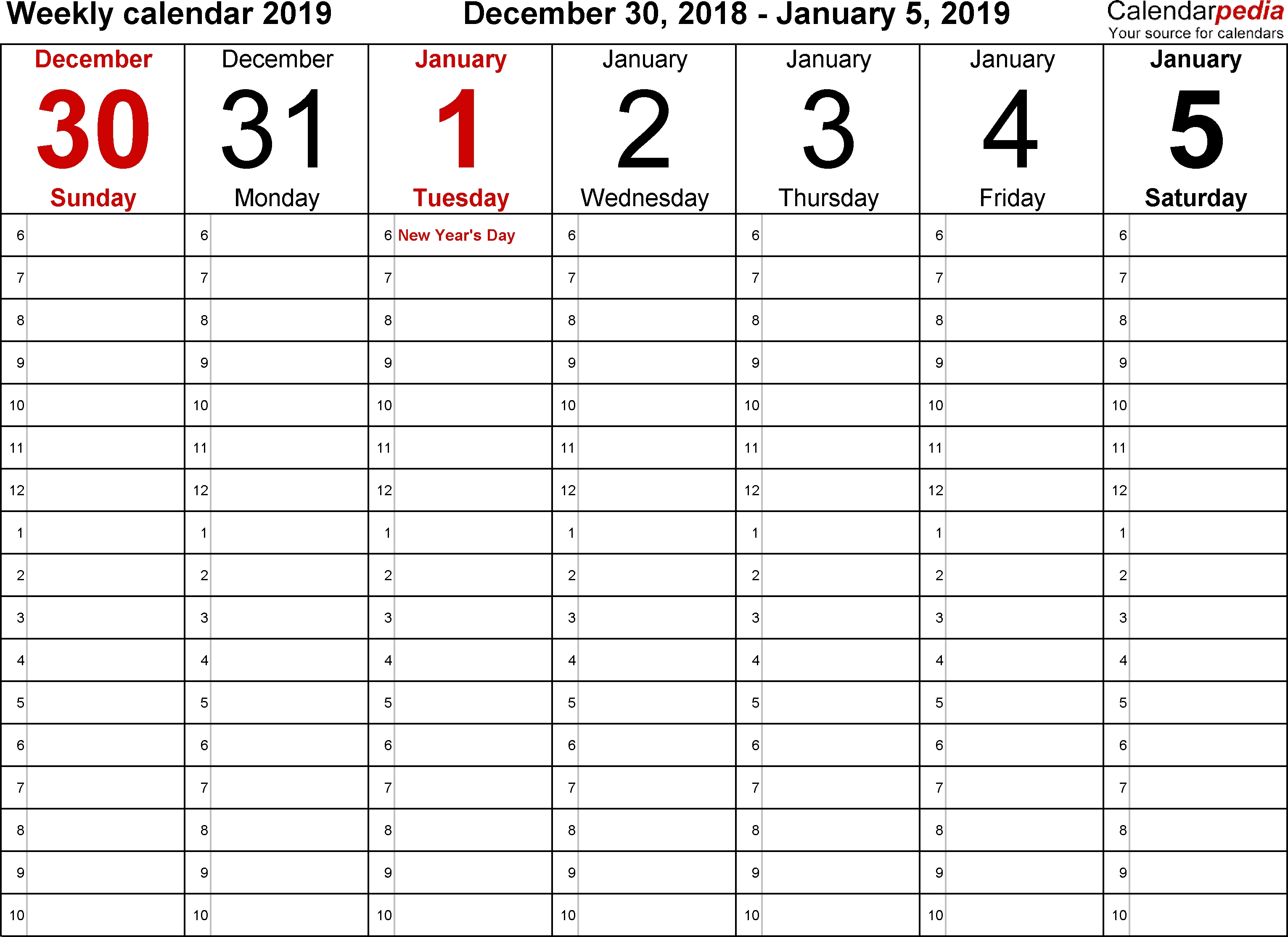 4 week calendar template with enterable date 36