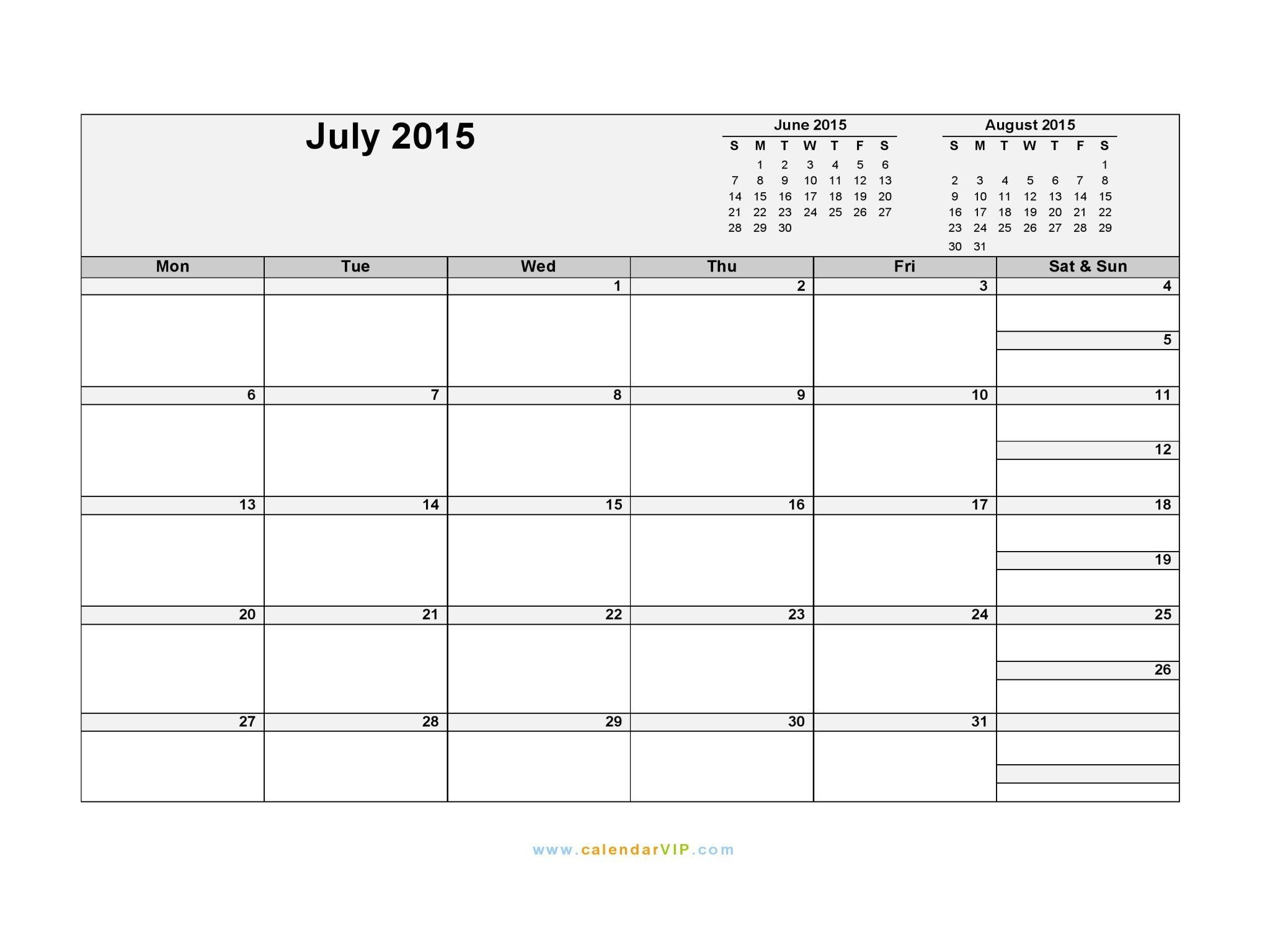 4 week calendar template with enterable date 67