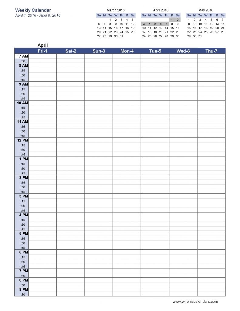 free 4 week calendar templates 18