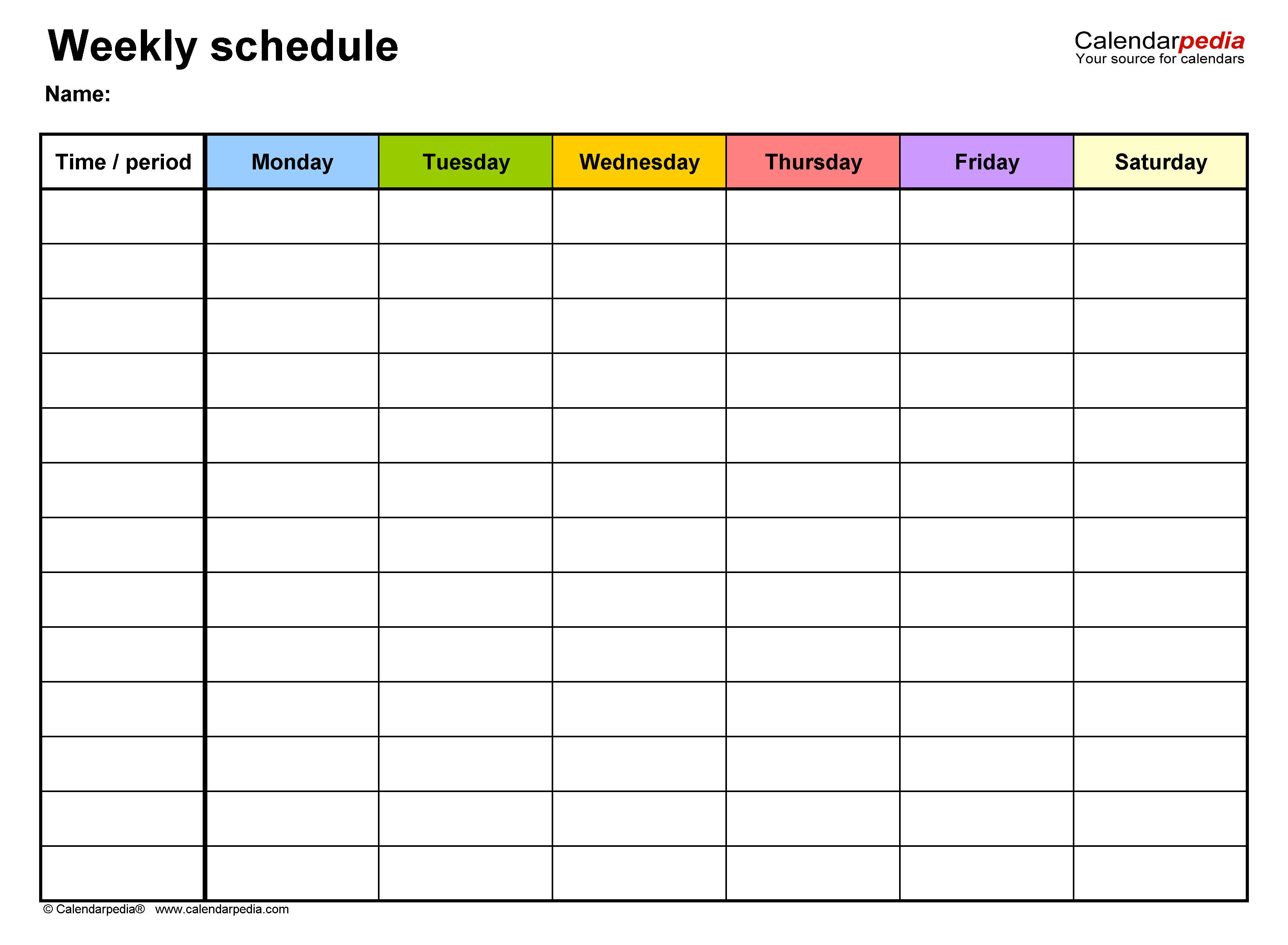 free 4 week calendar templates 2