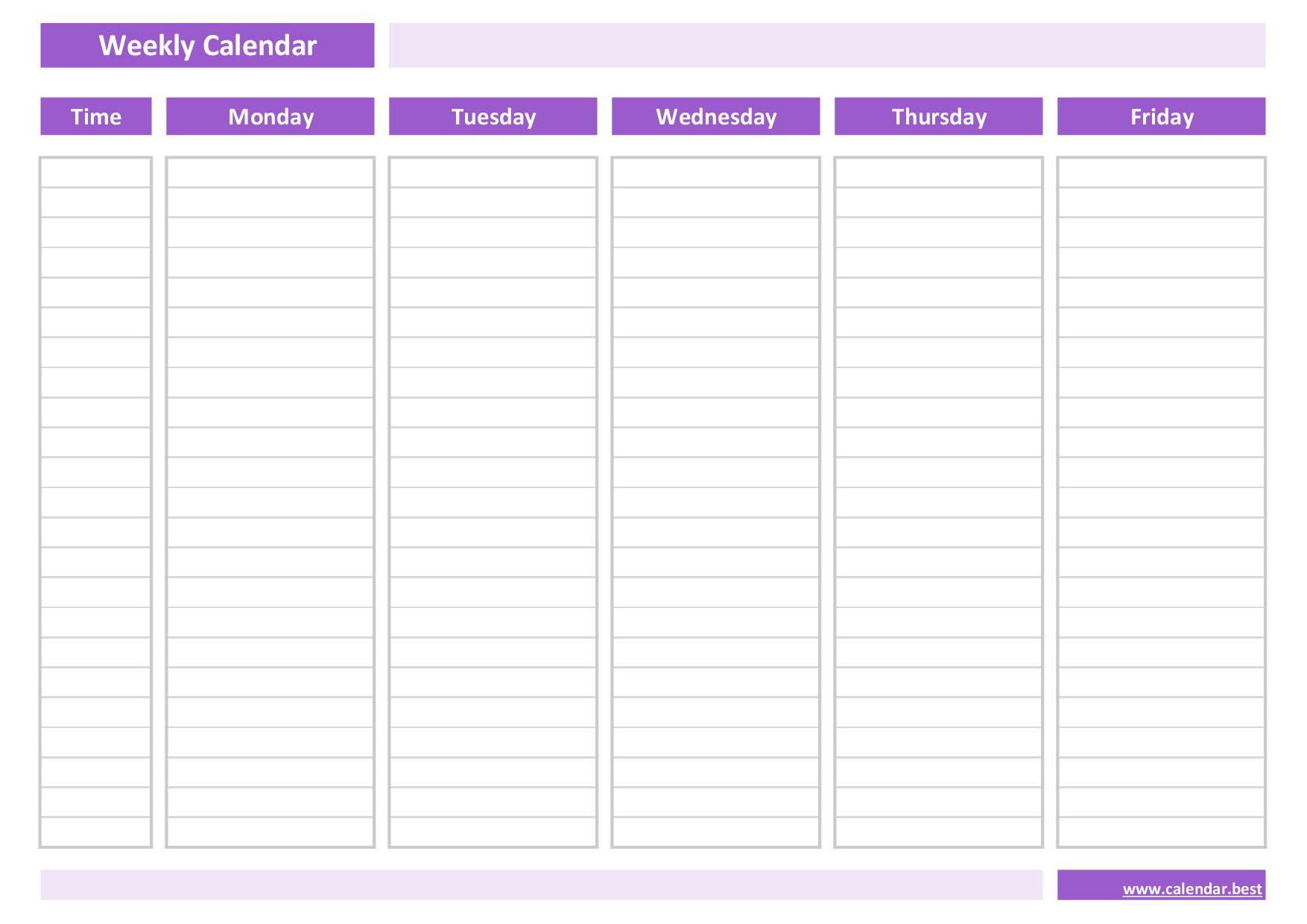 free 4 week calendar templates 23