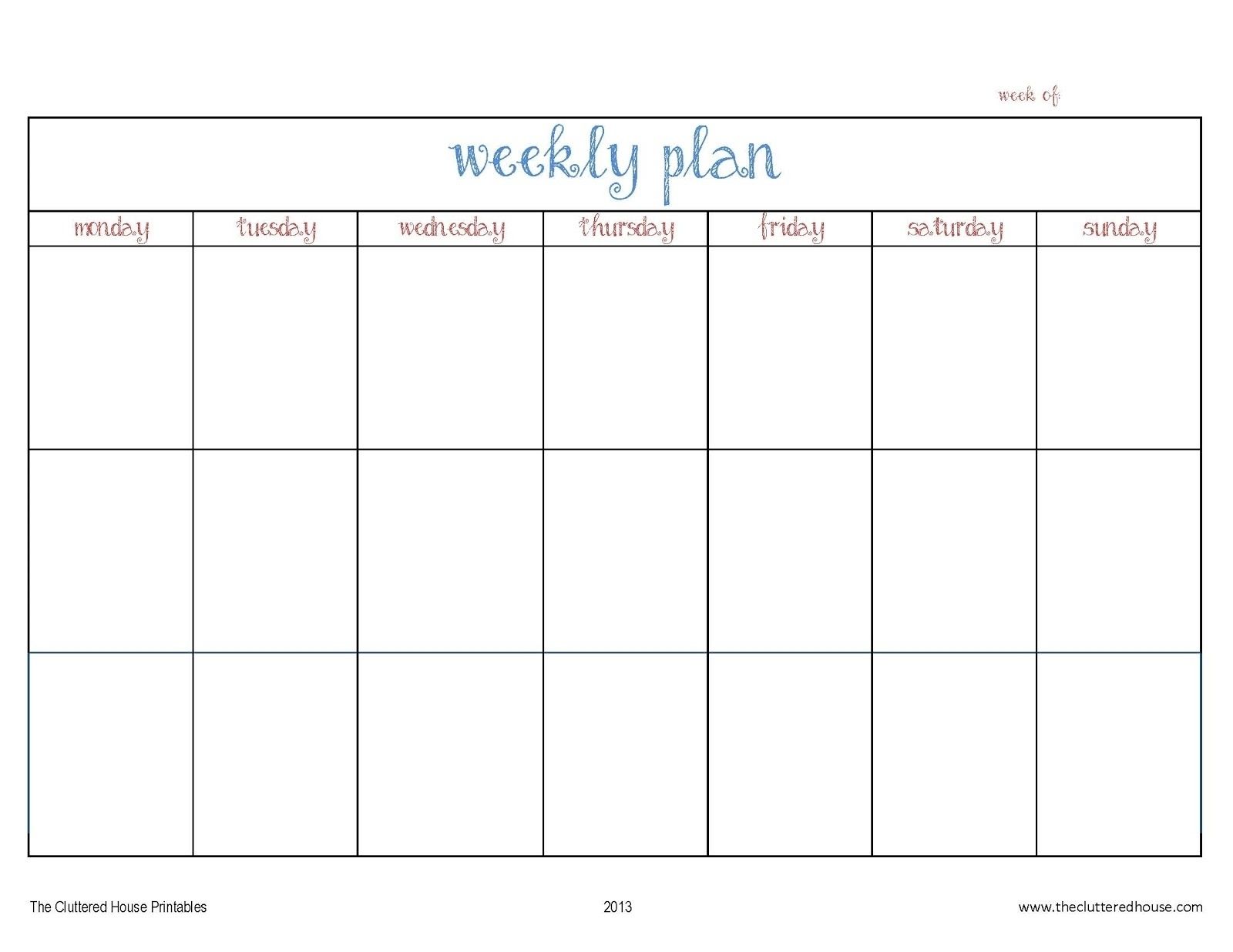 free 4 week calendar templates 27