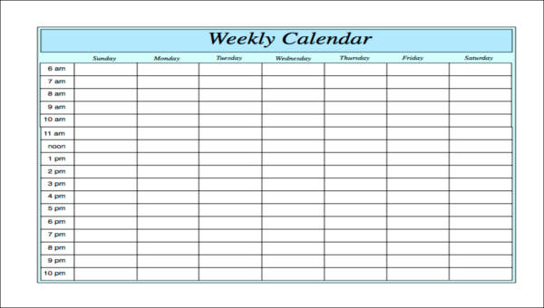 free 4 week calendar templates 40