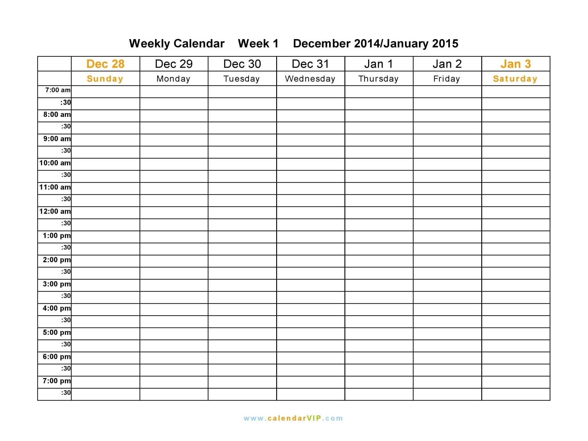 free 4 week calendar templates 49