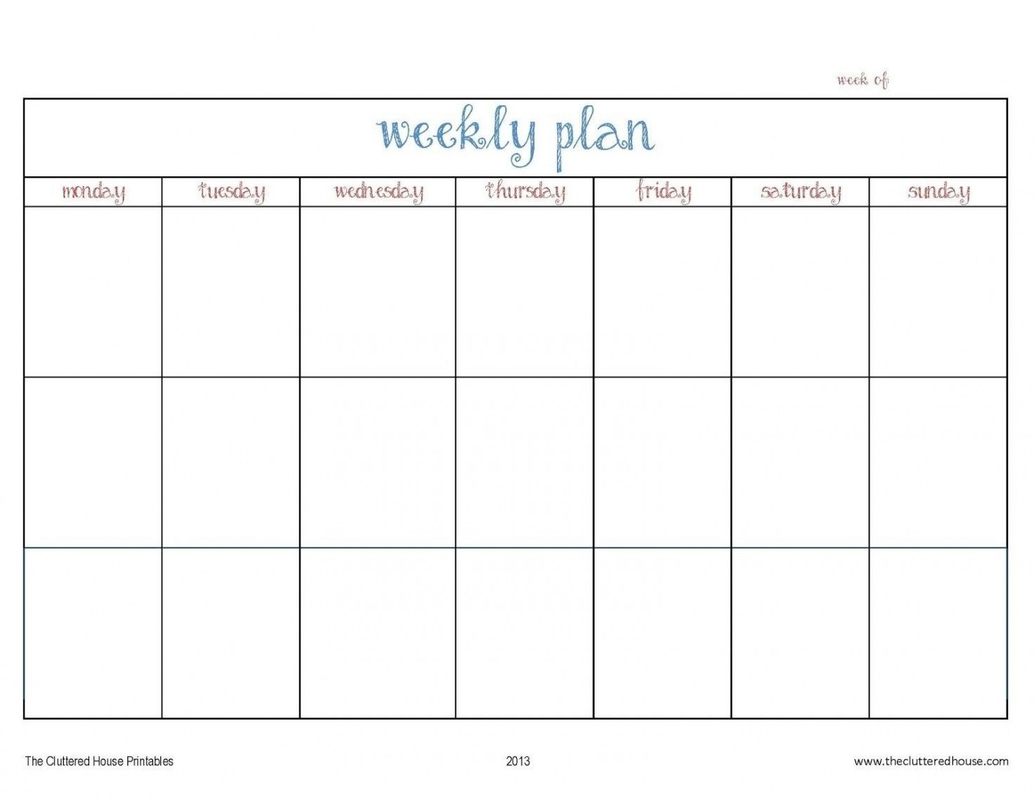 free 4 week calendar templates 59