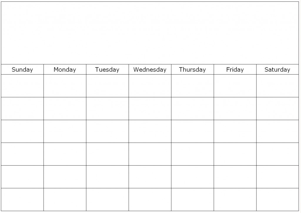 free 4 week calendar templates 62