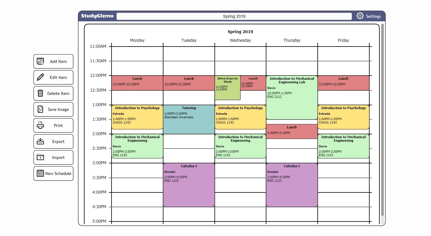 free color coded school calendar template 1
