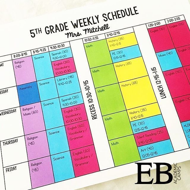 free color coded school calendar template 22