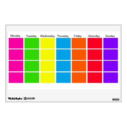 free color coded school calendar template 27