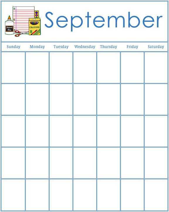 free editable preschool calendar template 23