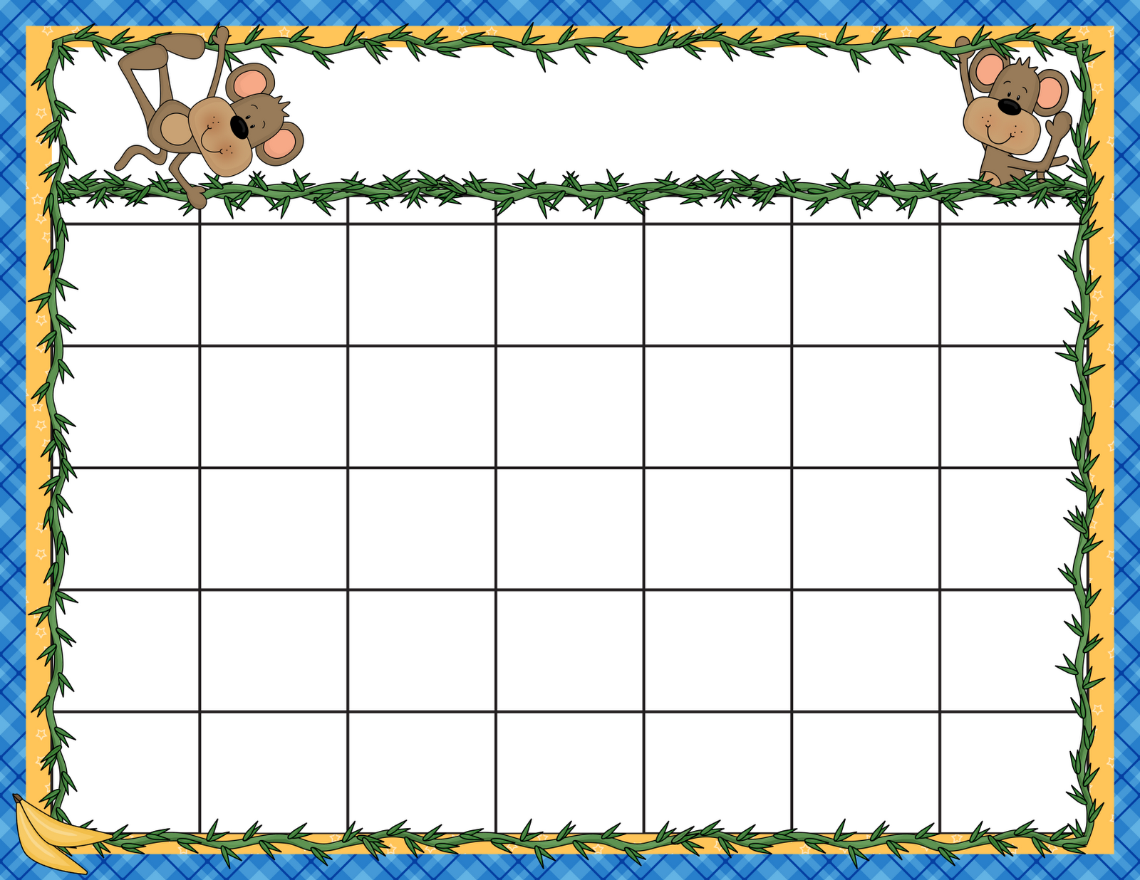 free editable preschool calendar template 9