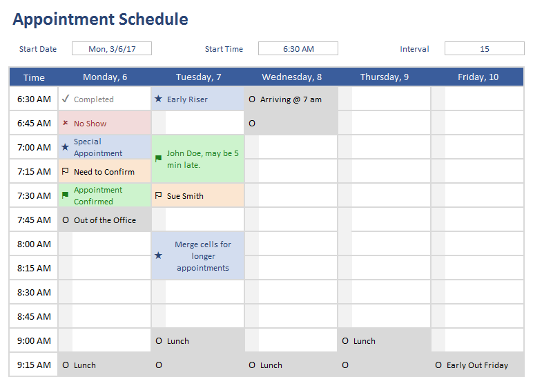 free excel booking calendar template 12