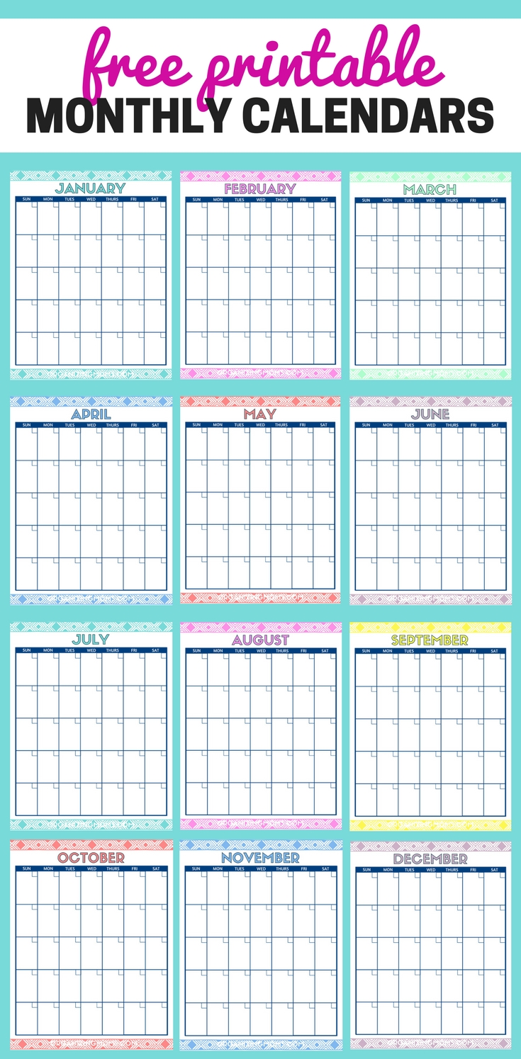 free fillable monthly calendar template 11