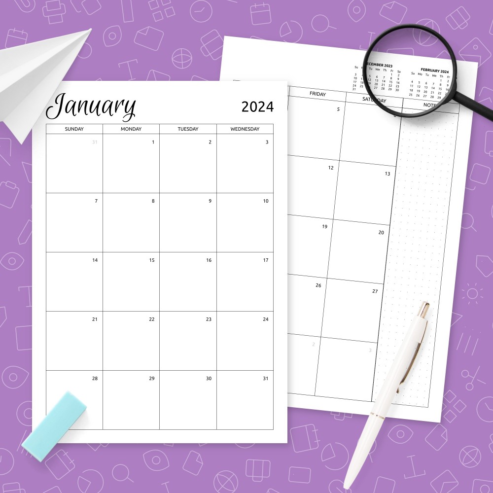 free fillable monthly calendar template 25
