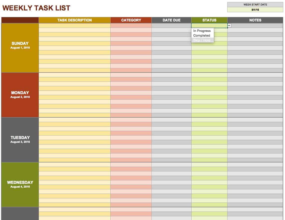 free monthly task calendar template 11
