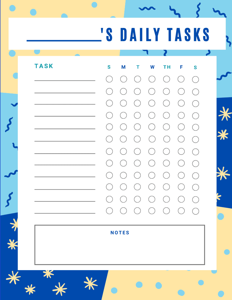 free monthly task calendar template 37