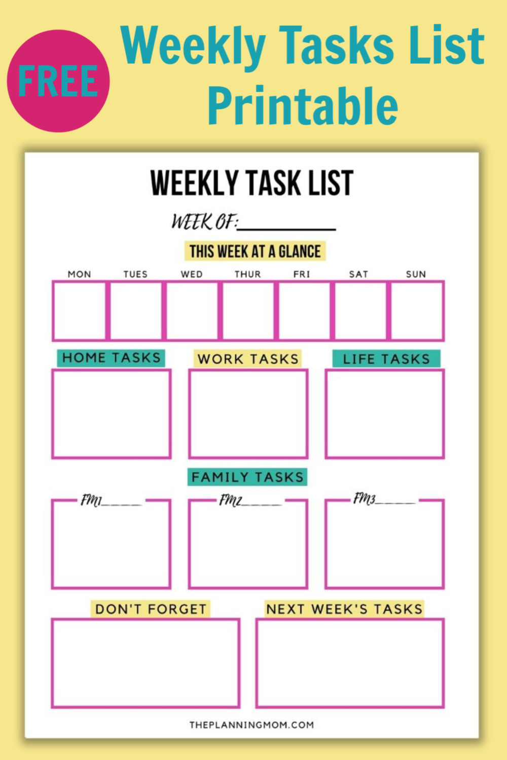 free monthly task calendar template 41