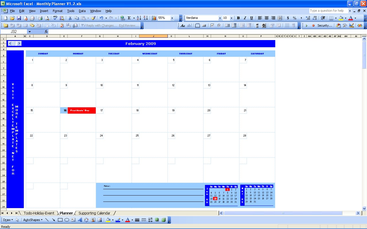 free monthly task calendar template 7
