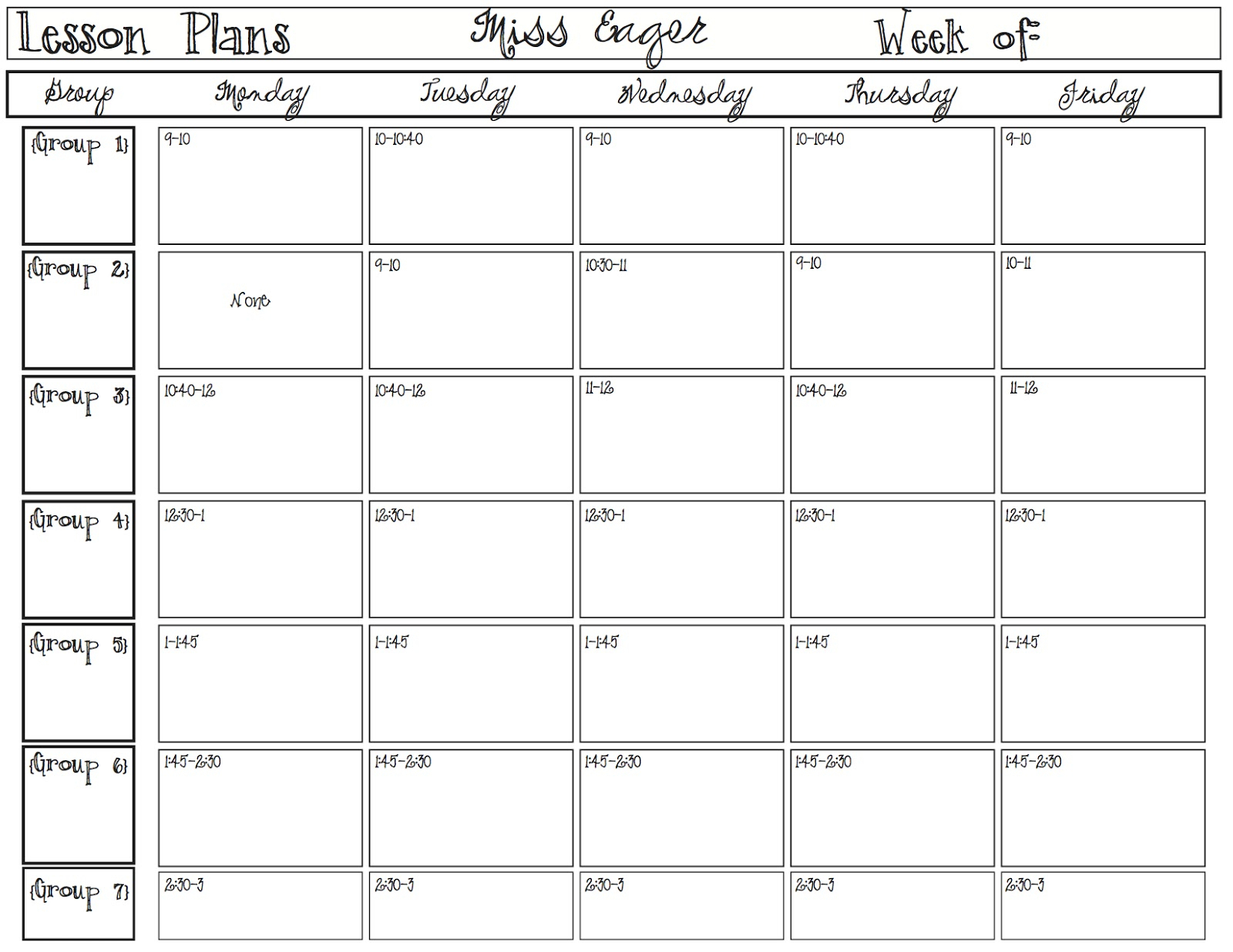 free printable calendars 8 week 12