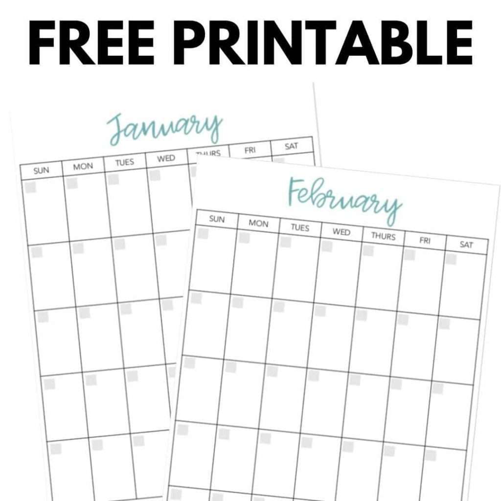 free printable monthly budget calendar 15
