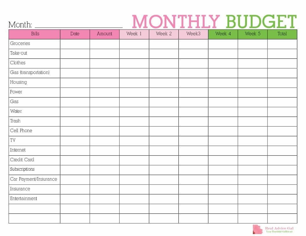 free printable monthly budget calendar 19