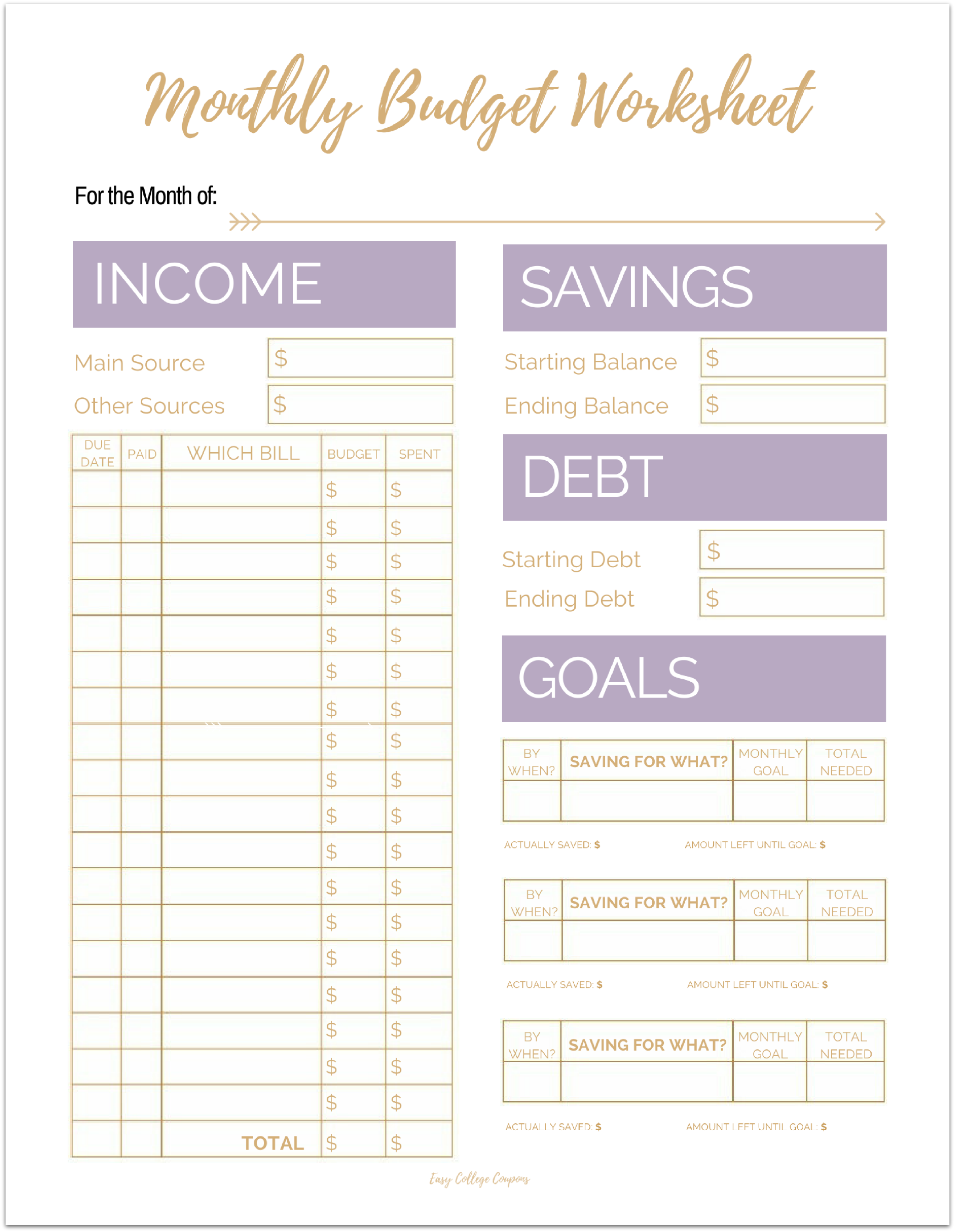 free printable monthly budget calendar 5