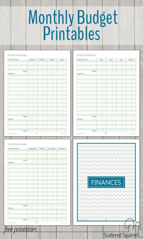 free printable monthly budget calendar 9
