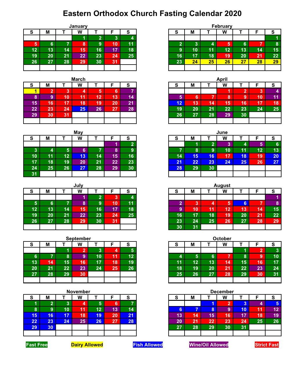 greek orthodox fasting calendar 2024 50