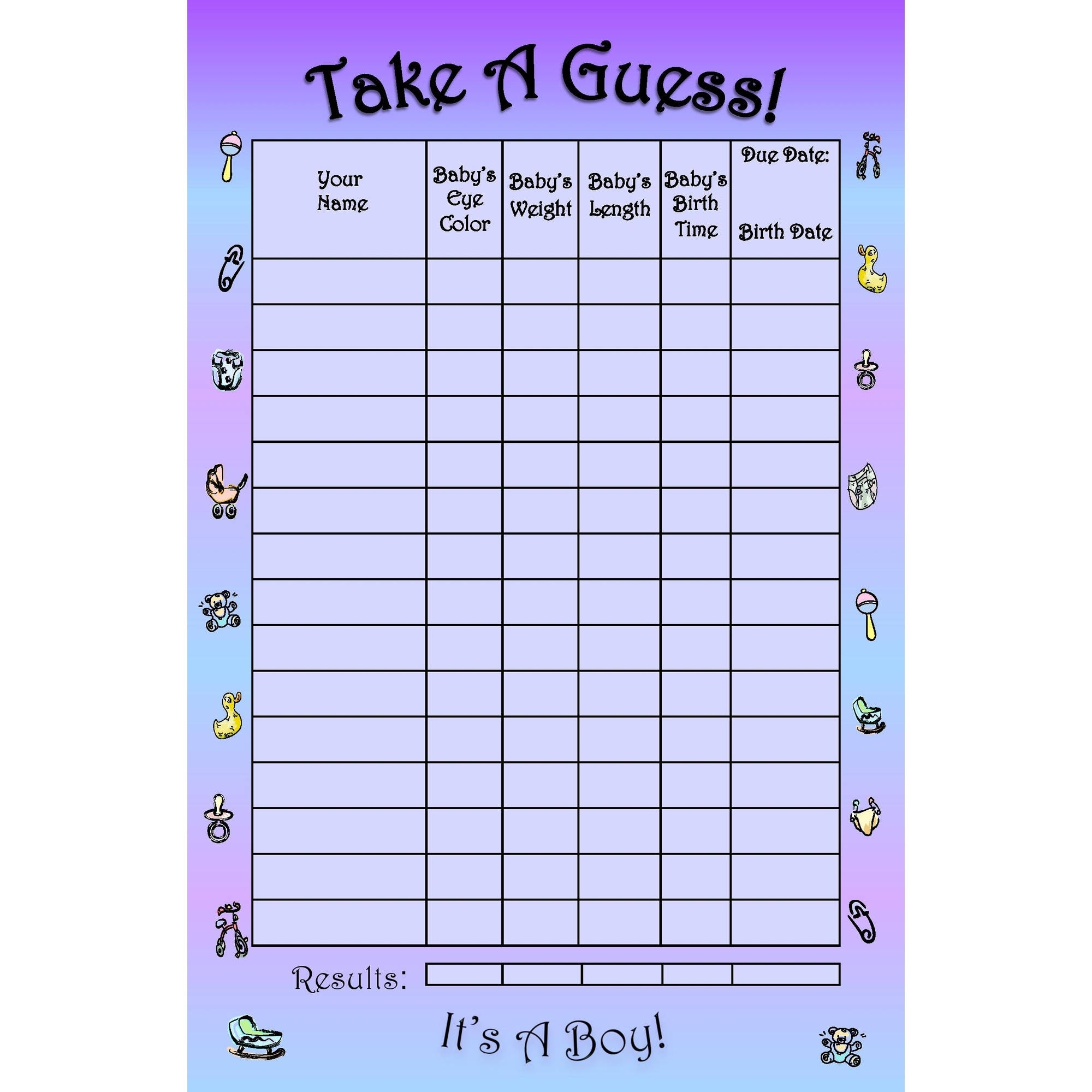 guess the baby weight and date template 16