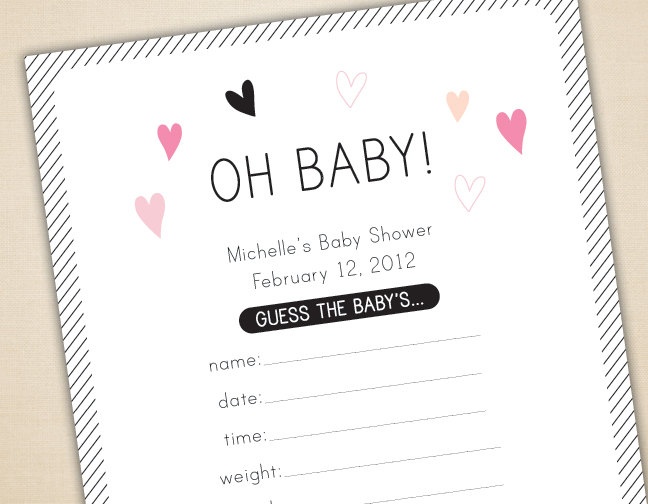guess the baby weight and date template 22