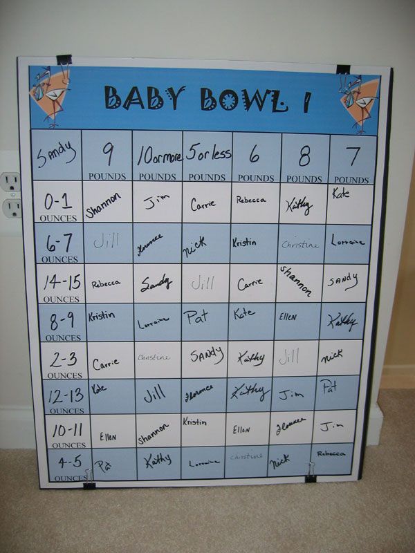 guess the date baby pool for baby shower 16