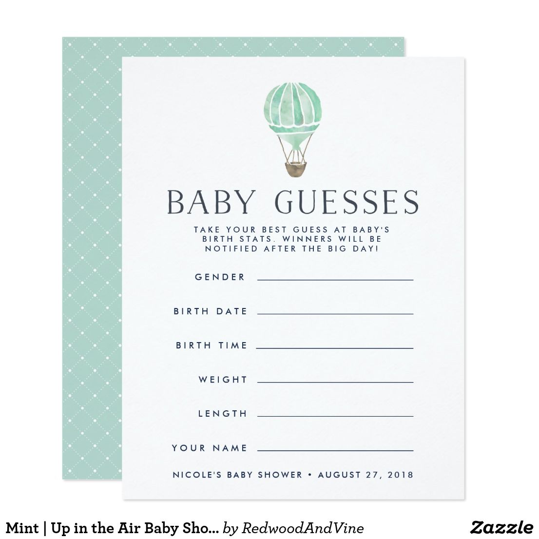 guess the date baby pool for baby shower 18