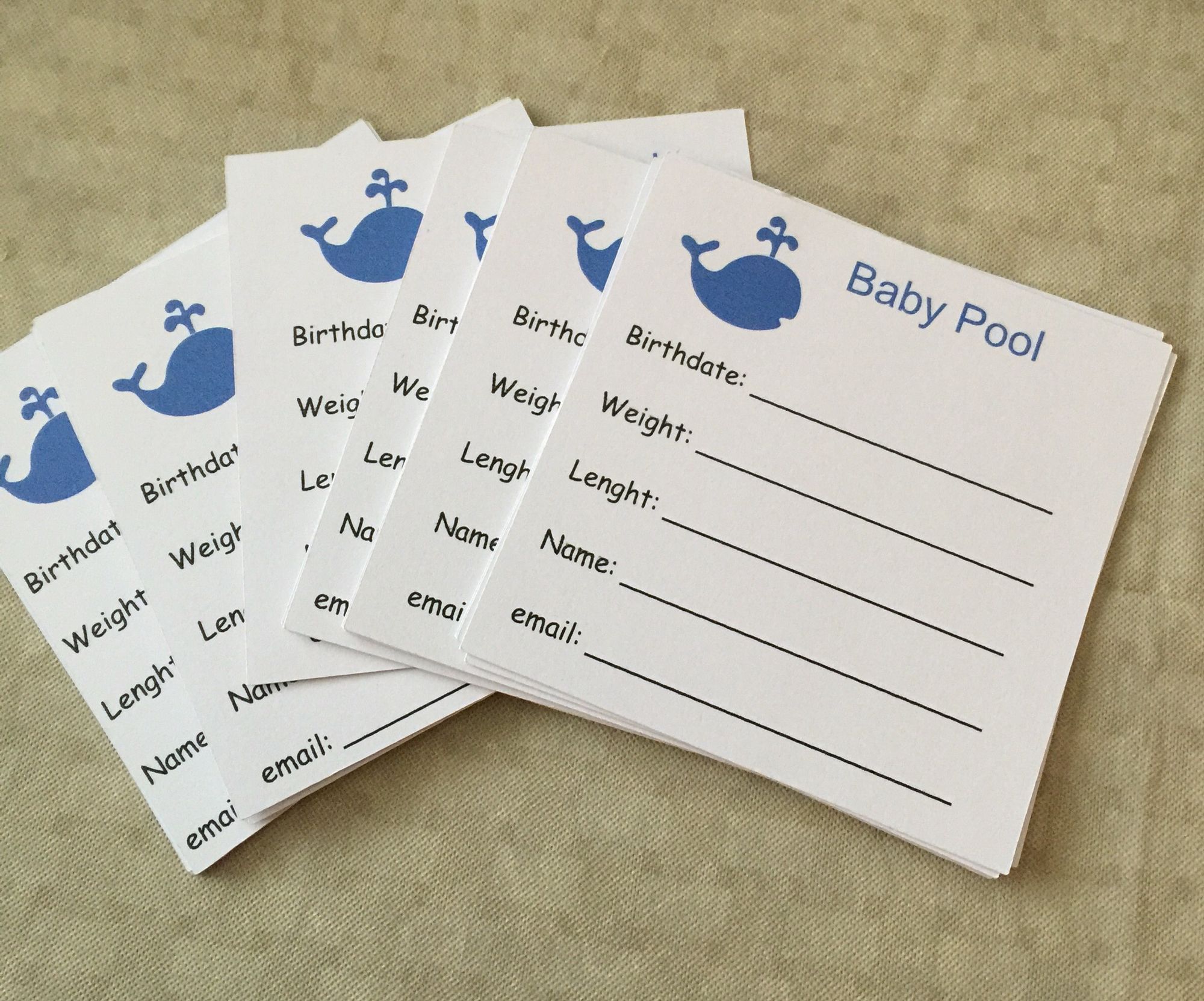 guess the date baby pool for baby shower 34