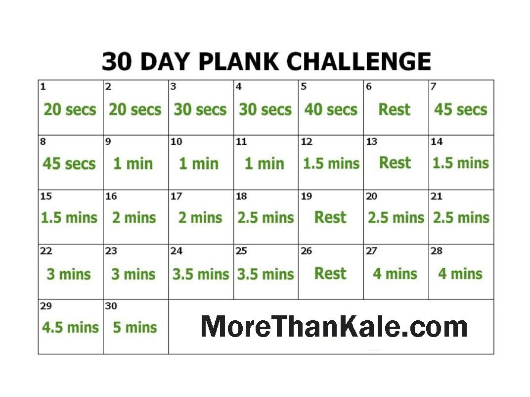 plank 30 day challenge printable 16